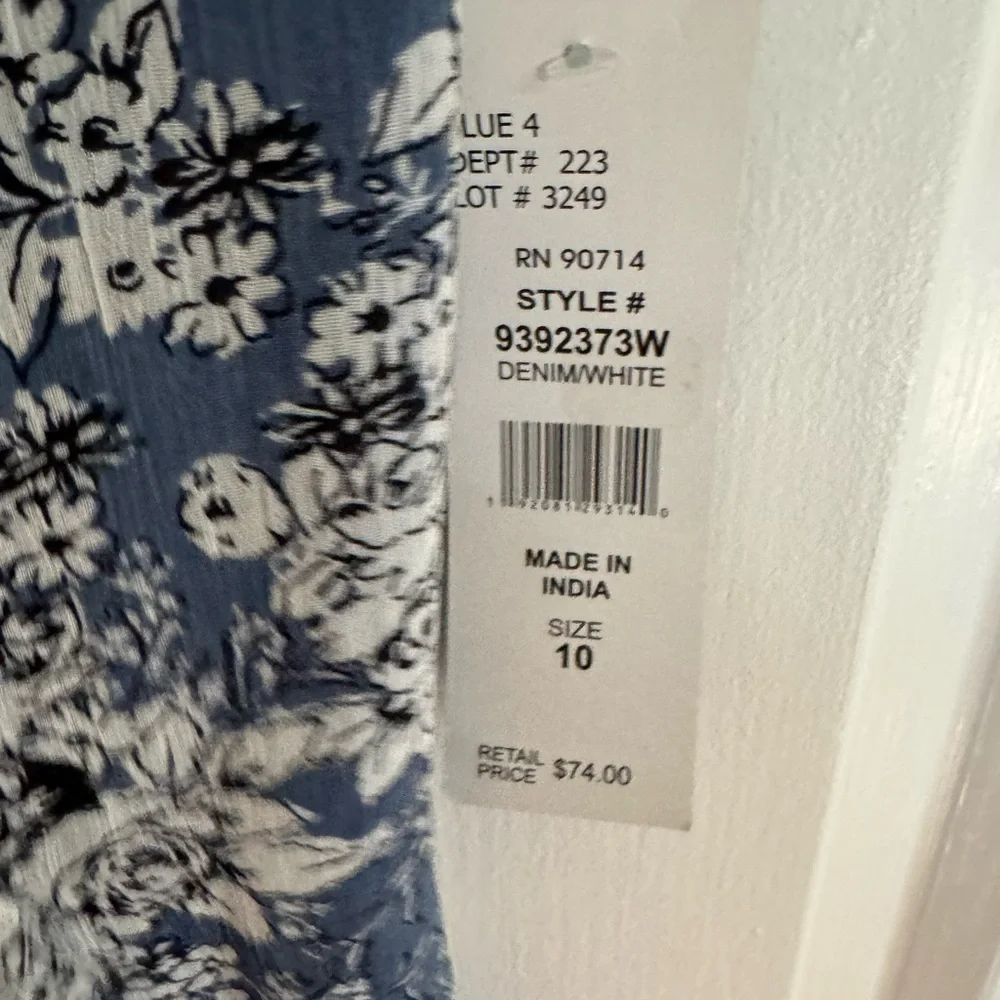 MKS Floral dress . NWT size 10 - Picture 9 of 11